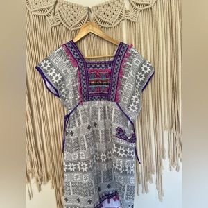 Tribal Thai Pom Pom dress